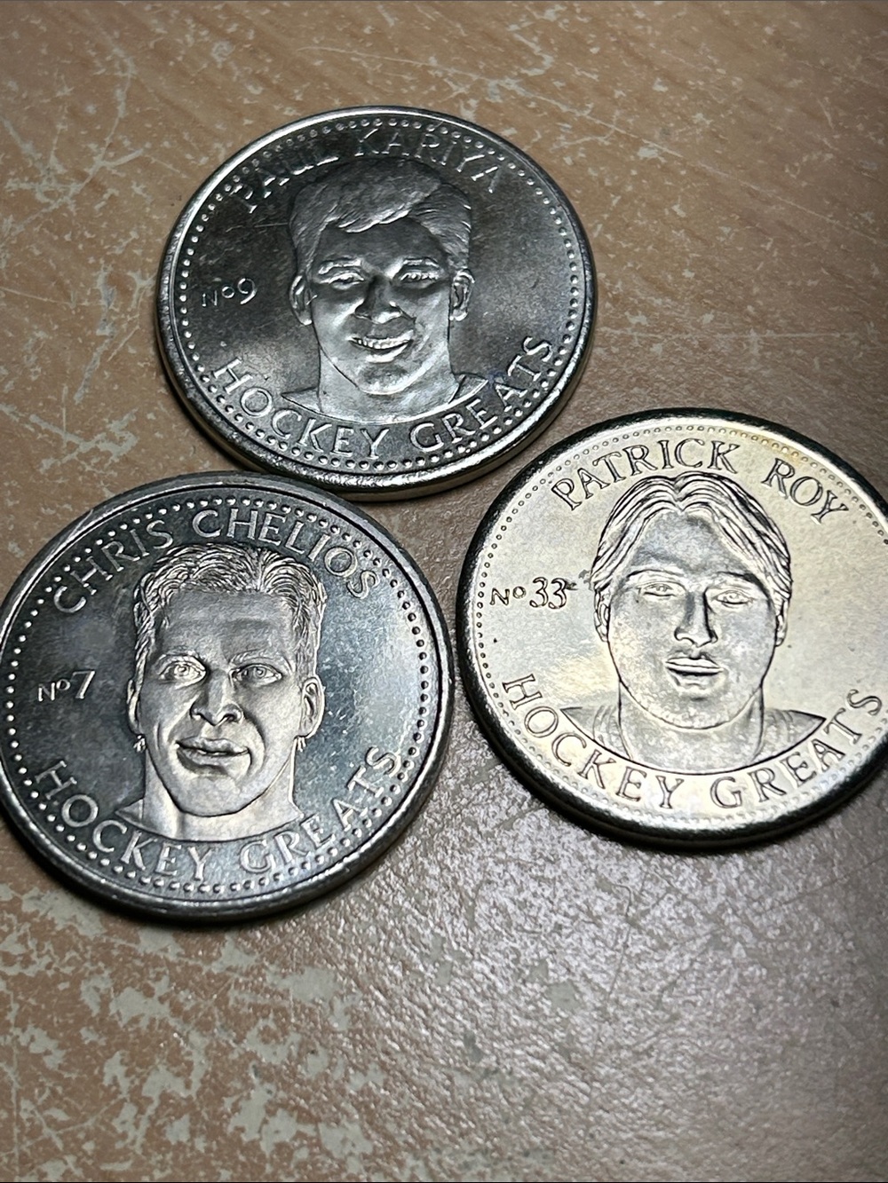 NHL Silver-Tone Limited Edition Hockey Greats Coins